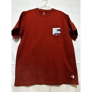 Converse Men's Red Star Chevron Casual T-Shirt Medium